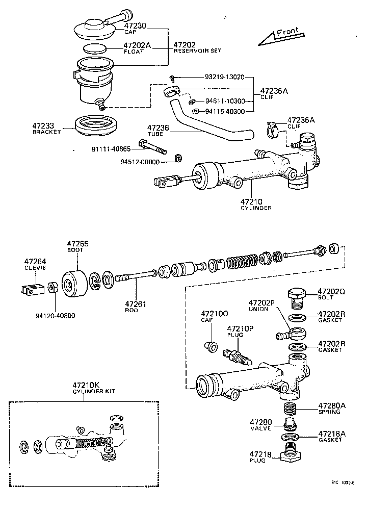  LITEACE |  BRAKE MASTER CYLINDER