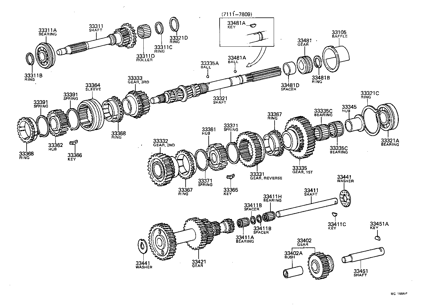  LITEACE |  TRANSMISSION GEAR MTM