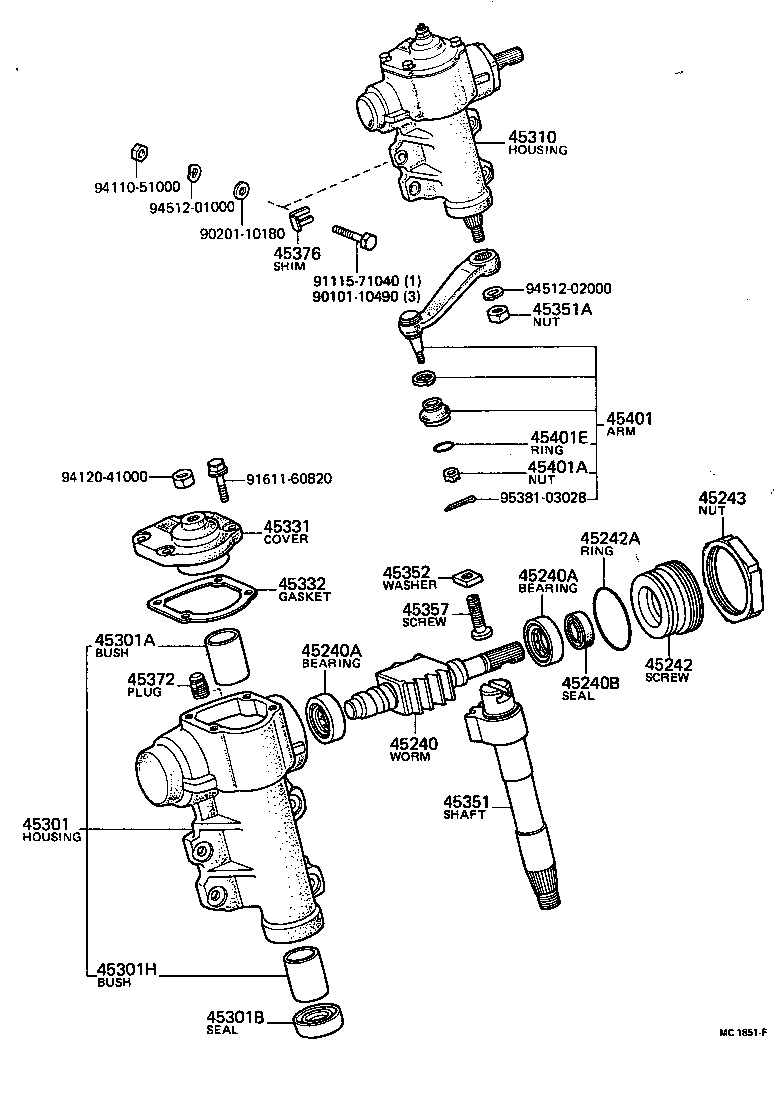  HILUX |  STEERING COLUMN SHAFT