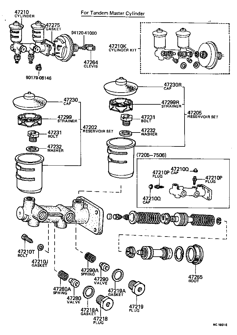  HILUX |  BRAKE MASTER CYLINDER