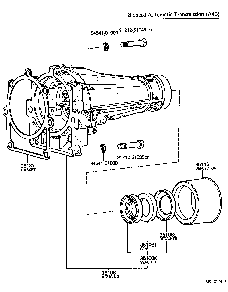  CARINA |  EXTENSION HOUSING ATM