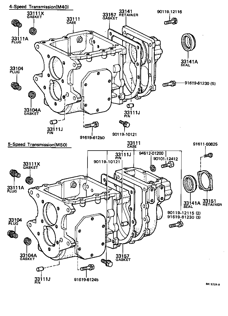  COASTER |  CLUTCH HOUSING TRANSMISSION CASE MTM