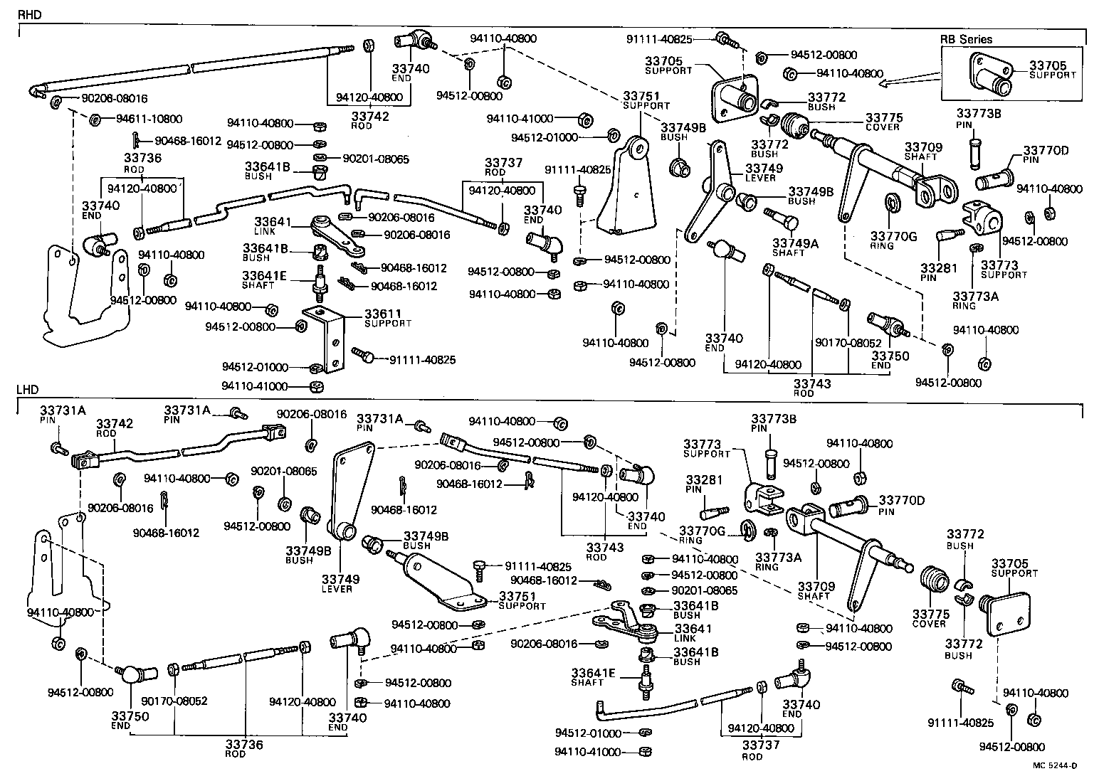  COASTER |  CONTROL SHAFT CROSSSHAFT