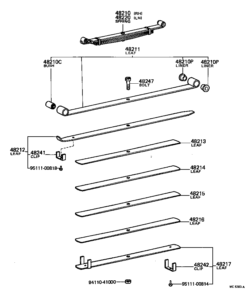  COASTER |  REAR SPRING SHOCK ABSORBER