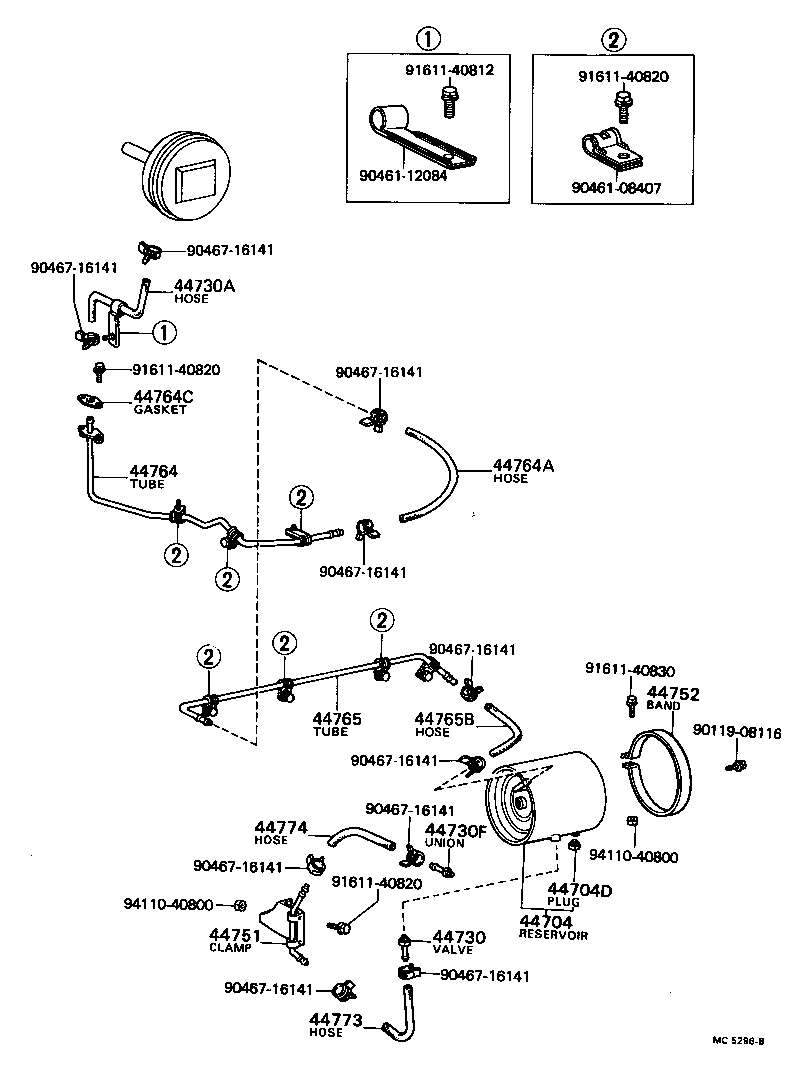  COASTER |  BRAKE BOOSTER VACUUM TUBE