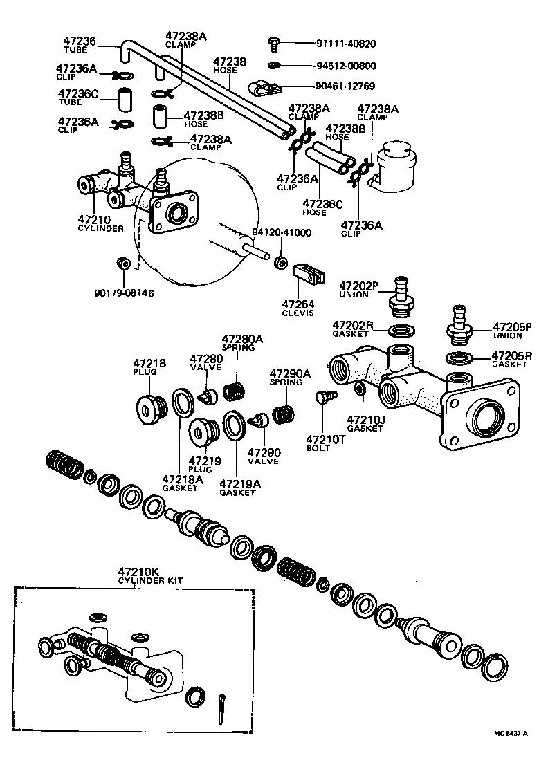  COASTER |  BRAKE MASTER CYLINDER