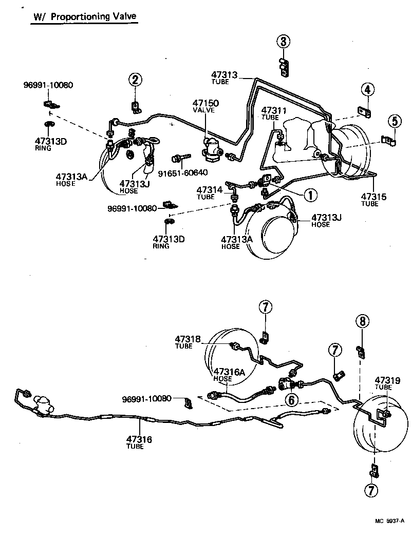  CARINA |  BRAKE TUBE CLAMP