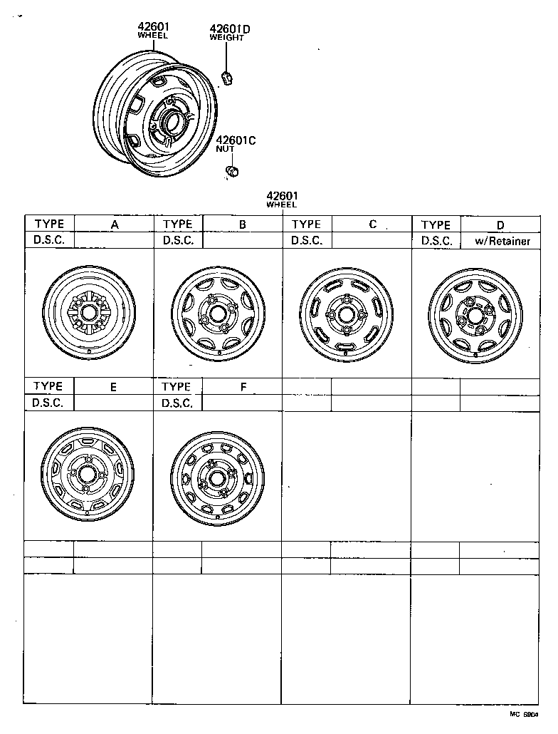  CARINA |  DISC WHEEL WHEEL CAP