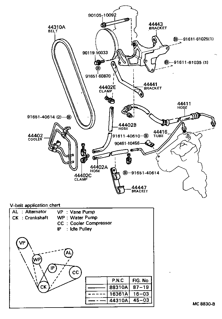  CRESSIDA |  POWER STEERING TUBE