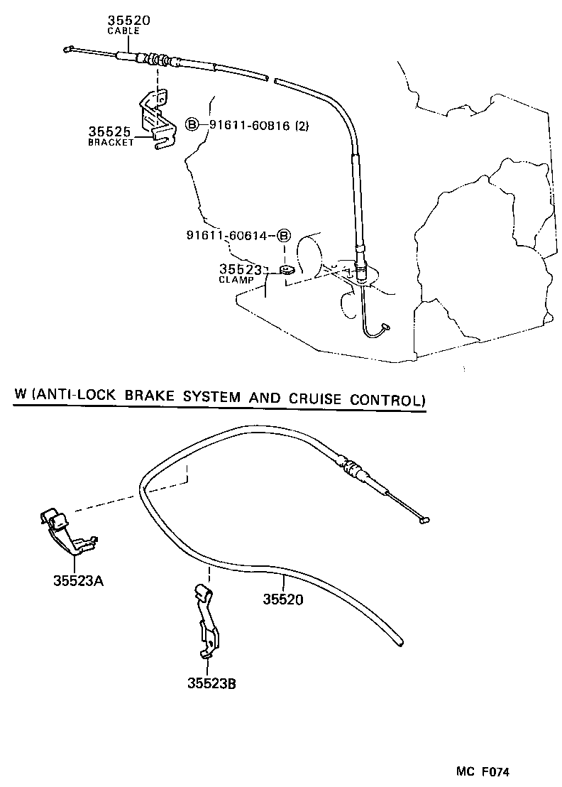  CELICA |  THROTTLE LINK VALVE LEVER ATM