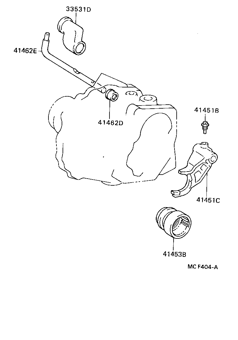  CAMRY |  TRANSFER LEVER SHIFT ROD