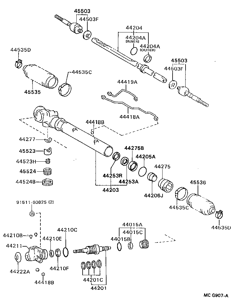  MODEL F |  FRONT STEERING GEAR LINK