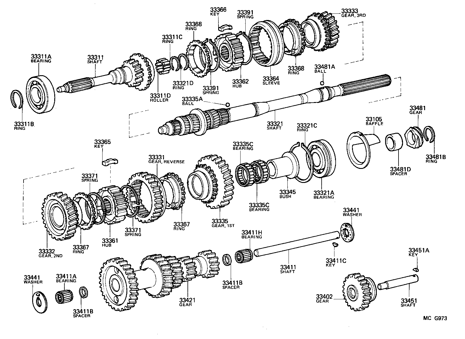  LITEACE VAN WAGON |  TRANSMISSION GEAR MTM