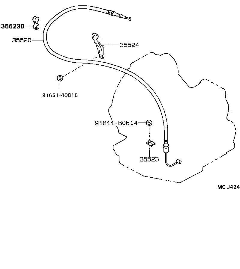  CELICA |  THROTTLE LINK VALVE LEVER ATM