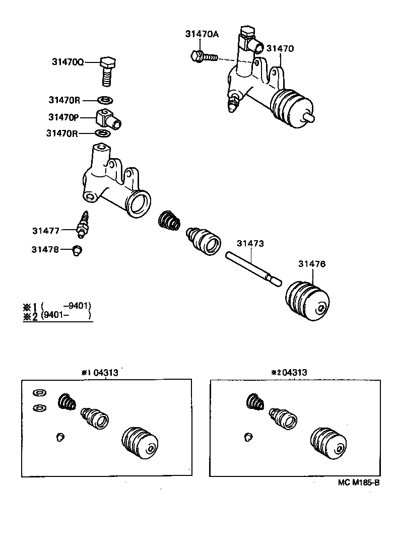  CAMRY JPP |  CLUTCH RELEASE CYLINDER