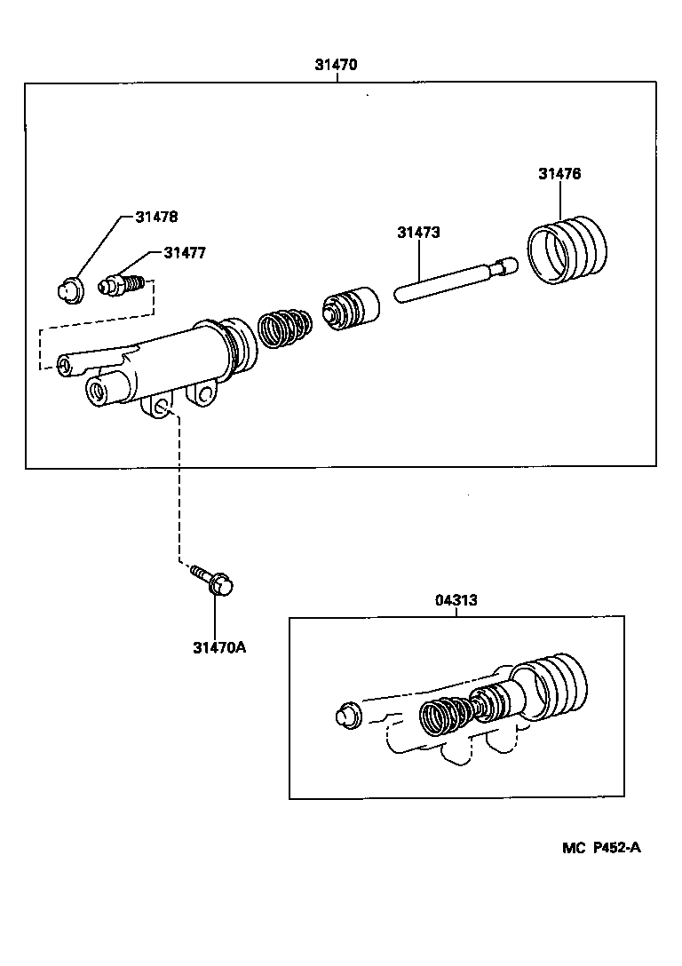  SUPRA |  CLUTCH RELEASE CYLINDER