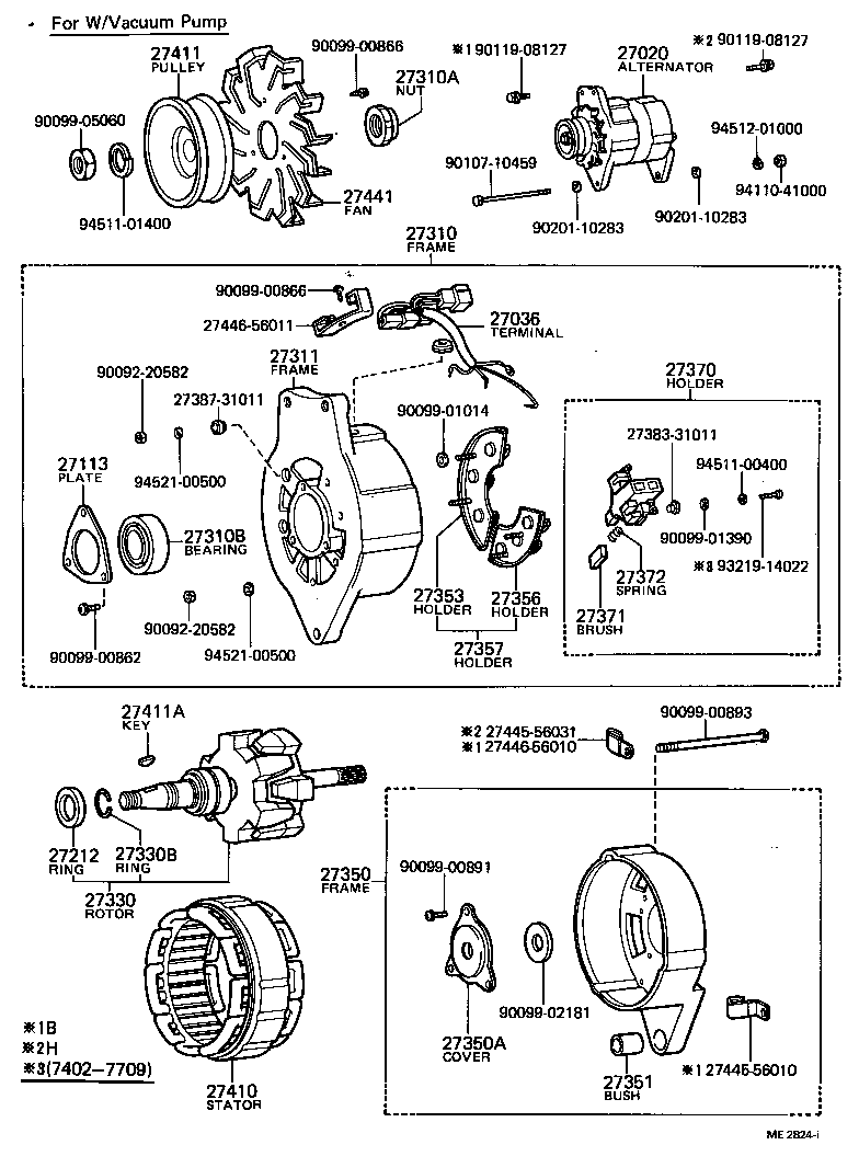  LAND CRUISER 40 50 |  ALTERNATOR