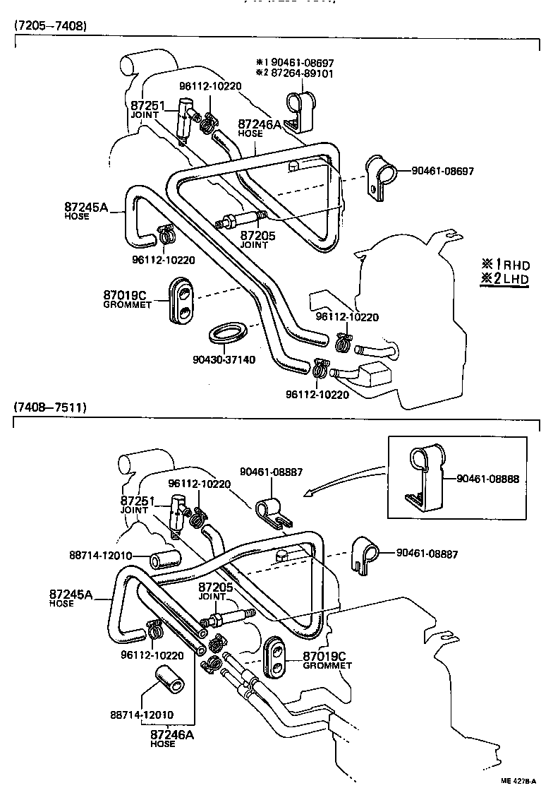  HILUX |  HEATING AIR CONDITIONING WATER PIPING