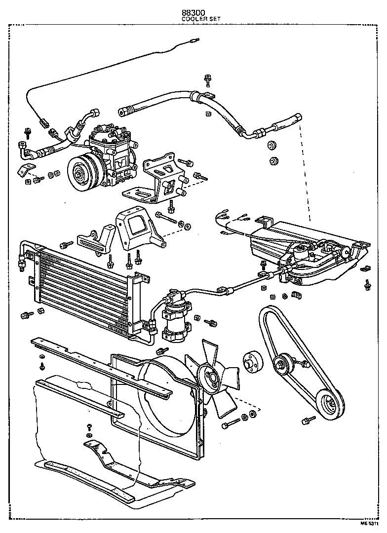  HILUX |  HEATING AIR CONDITIONING SET