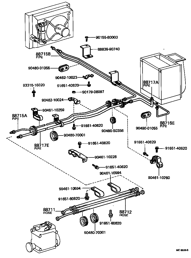  COASTER |  HEATING AIR CONDITIONING COOLER PIPING