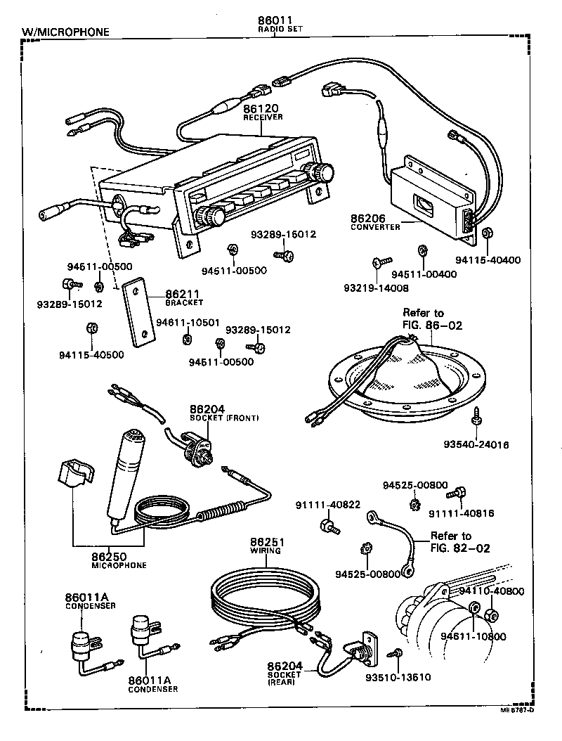  COASTER |  RADIO RECEIVER AMPLIFIER CONDENSER