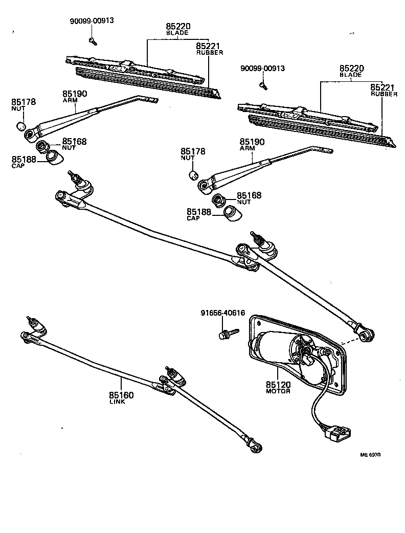  HILUX |  WINDSHIELD WIPER