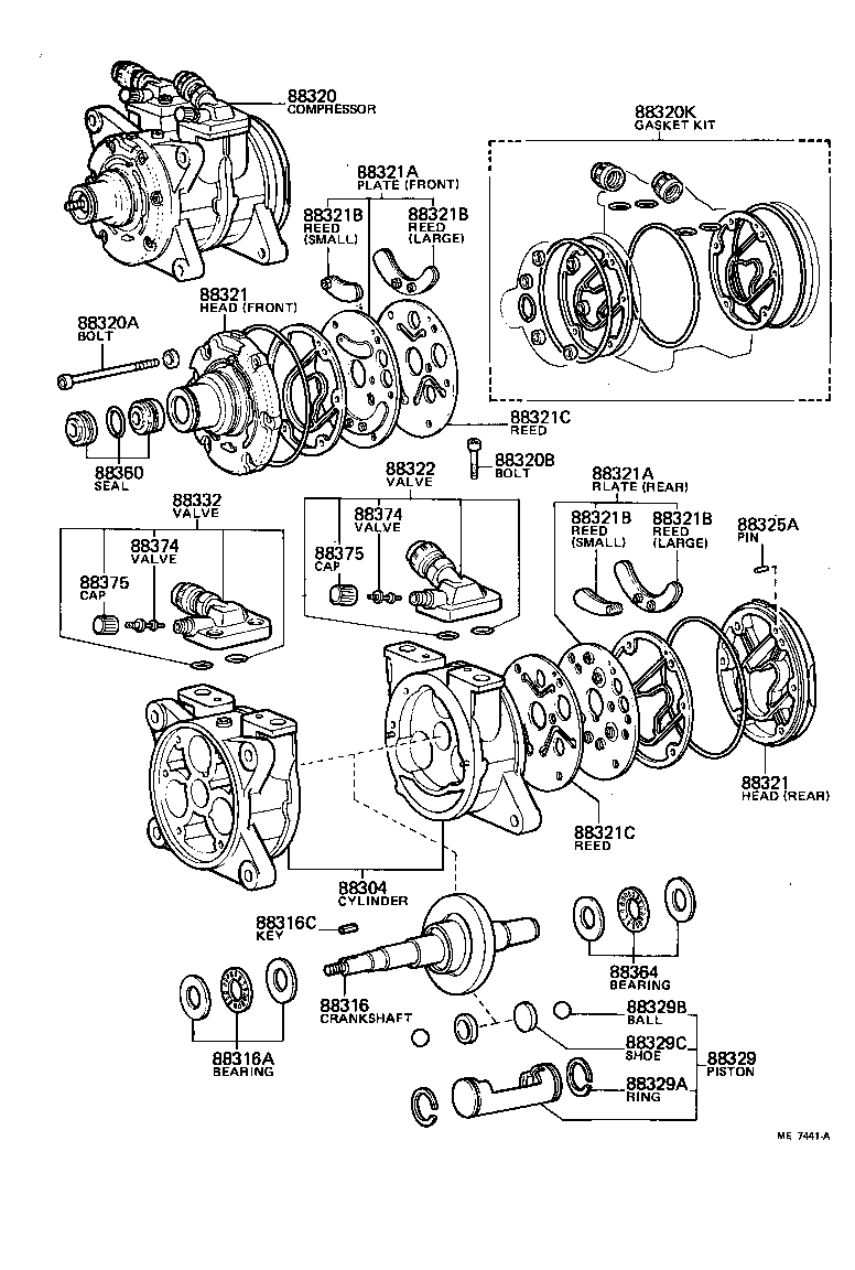  CARINA |  HEATING AIR CONDITIONING COMPRESSOR