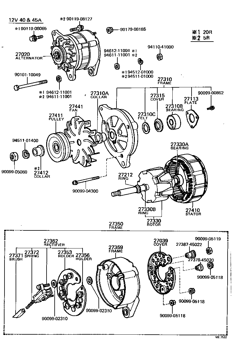  COASTER |  ALTERNATOR