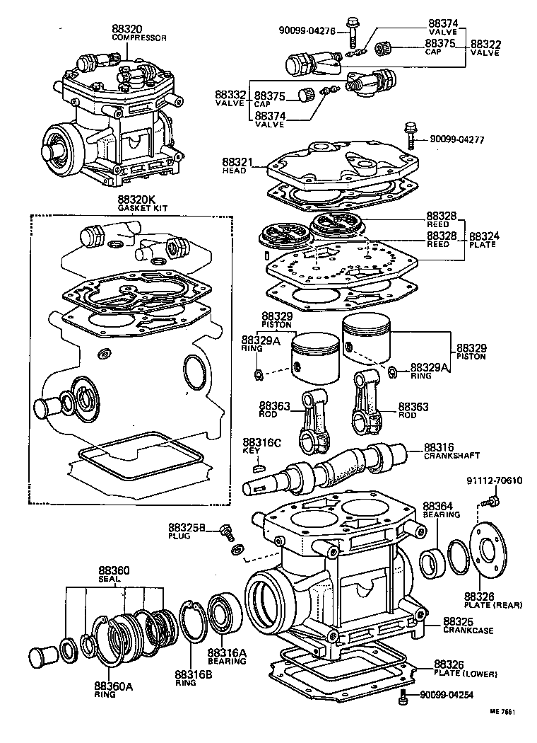  HILUX |  HEATING AIR CONDITIONING COMPRESSOR