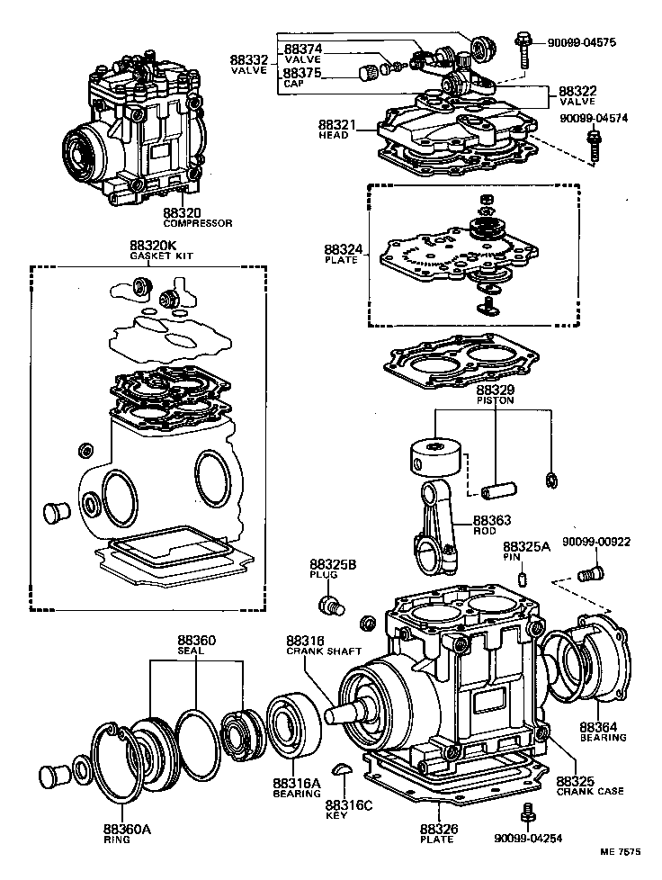  CARINA |  HEATING AIR CONDITIONING COMPRESSOR