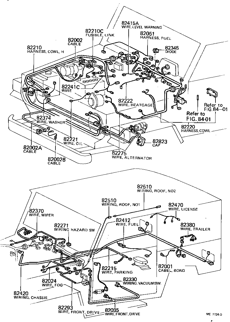  LAND CRUISER 40 |  WIRING CLAMP