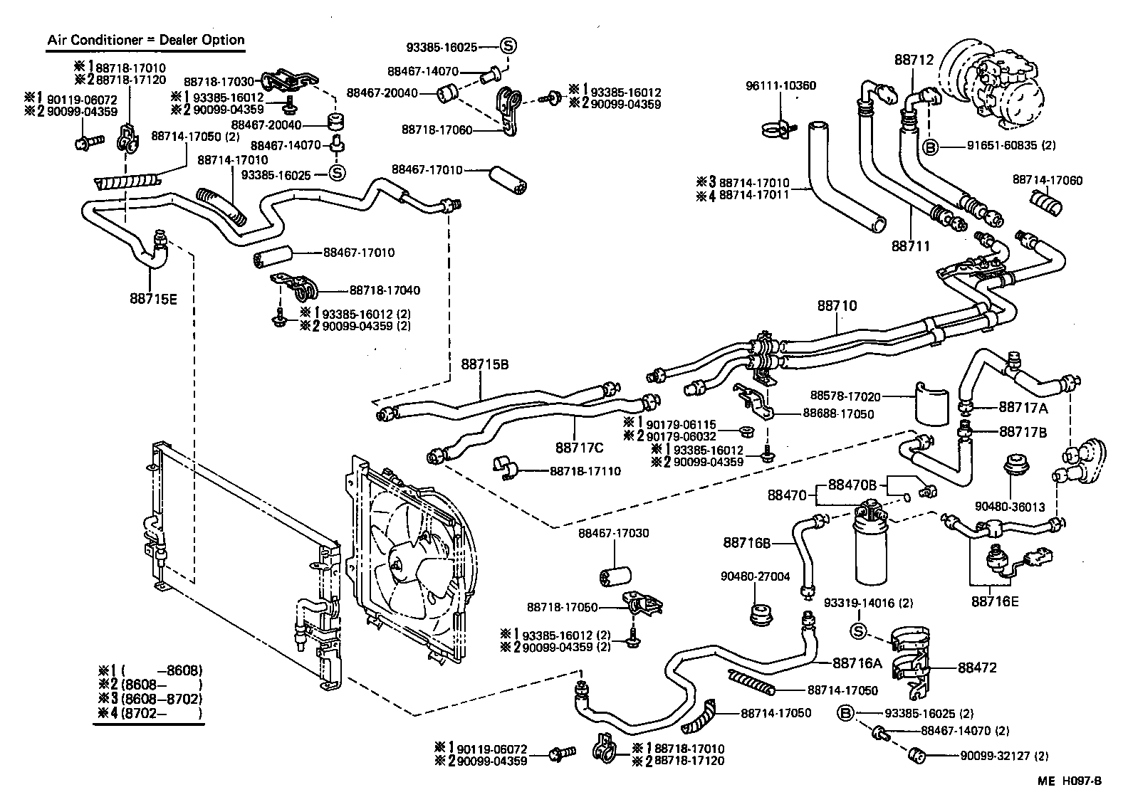  MR2 |  HEATING AIR CONDITIONING COOLER PIPING