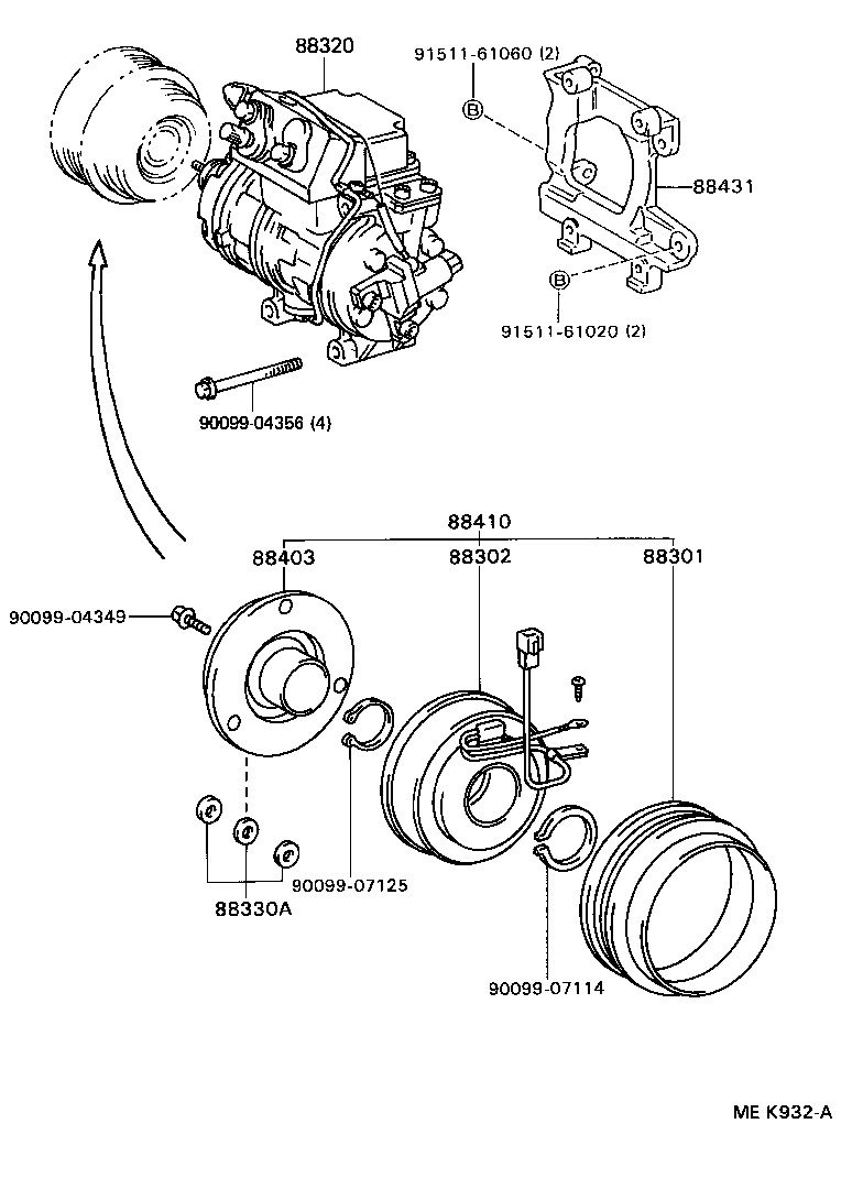  CAMRY JPP |  HEATING AIR CONDITIONING COMPRESSOR