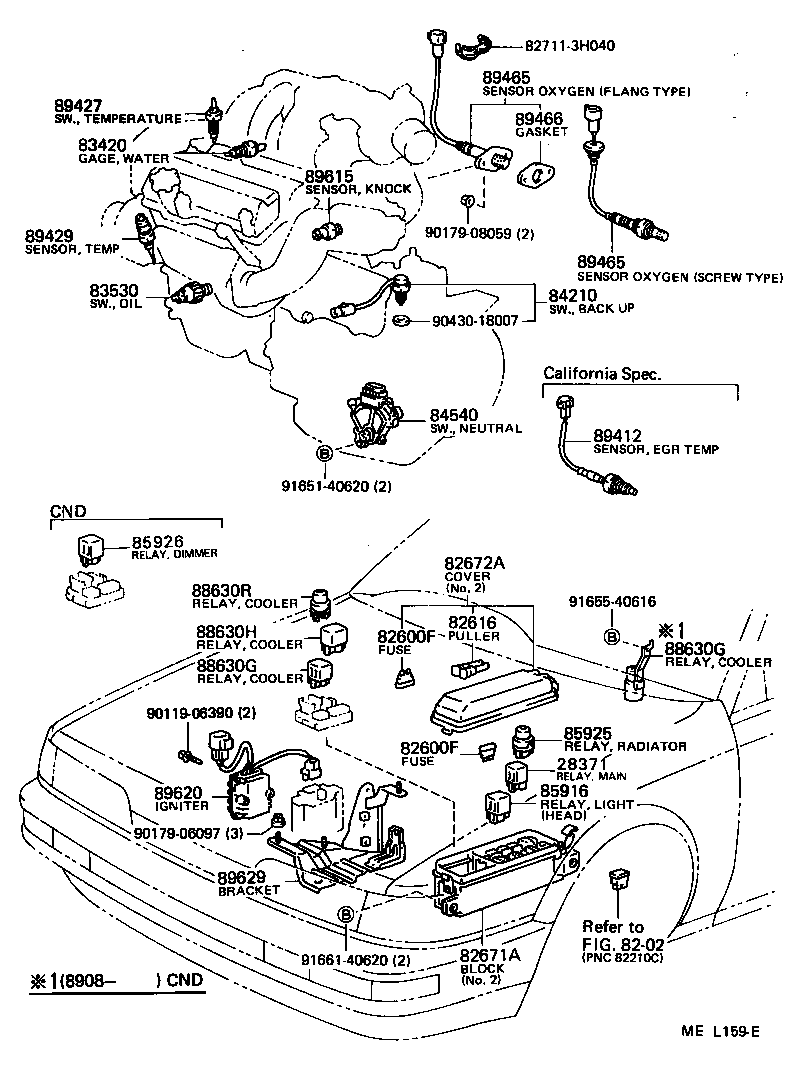  CAMRY JPP |  SWITCH RELAY COMPUTER