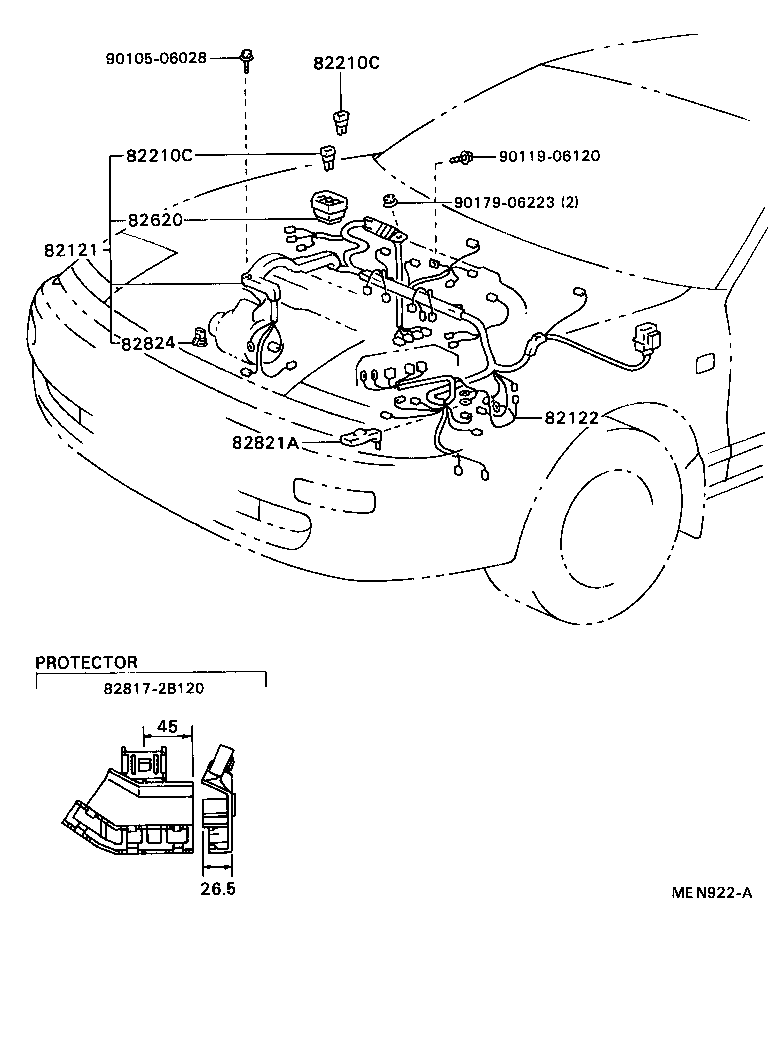  CELICA |  WIRING CLAMP