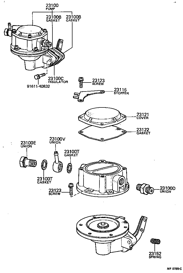  HILUX |  FUEL PUMP PIPE