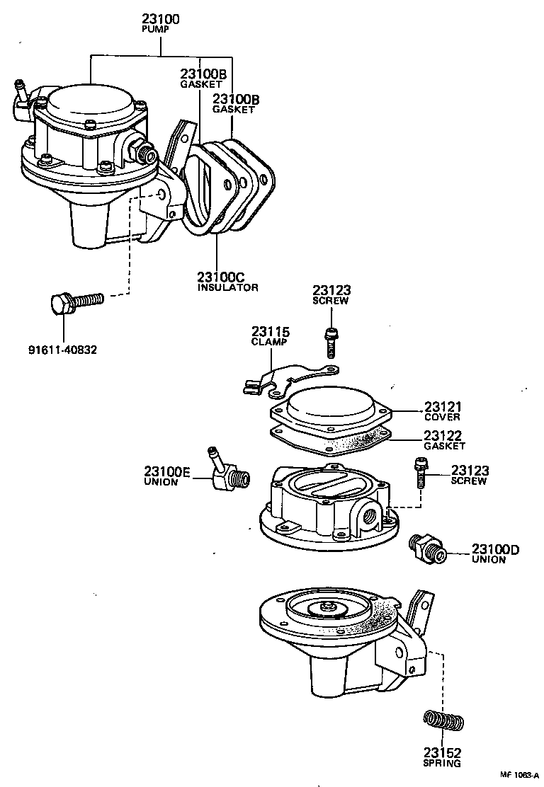  HILUX |  FUEL PUMP PIPE