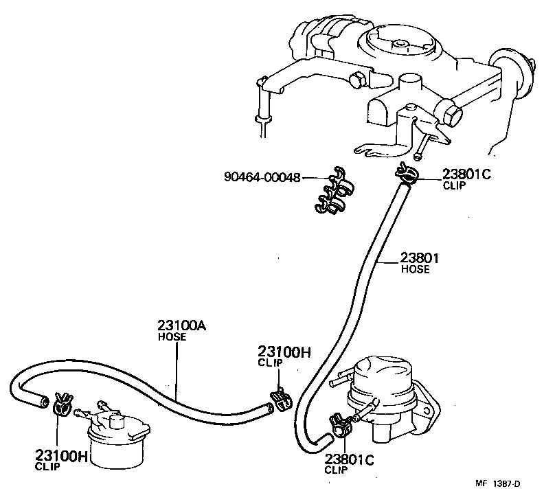  CARINA |  FUEL PIPE CLAMP