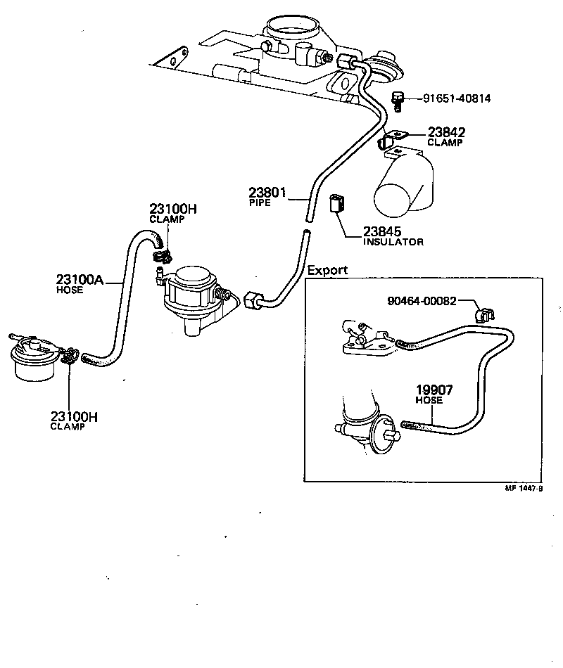  HILUX |  FUEL PIPE CLAMP