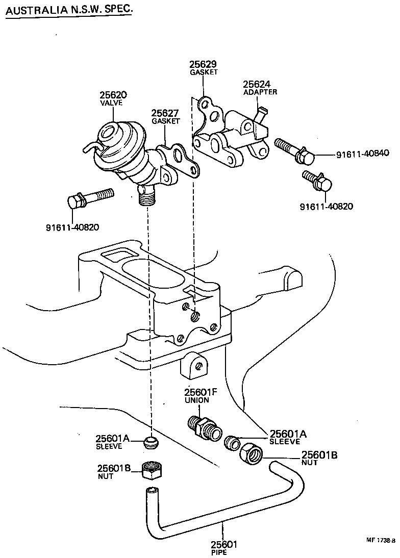  HILUX |  EXHAUST GAS RECIRCULATION SYSTEM