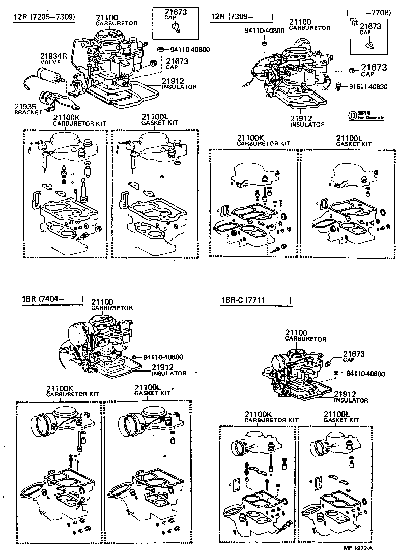  HILUX |  CARBURETOR ASSEMBLY