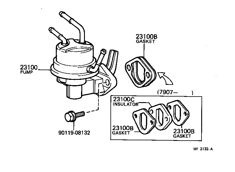  LAND CRUISER 40 |  FUEL PUMP PIPE