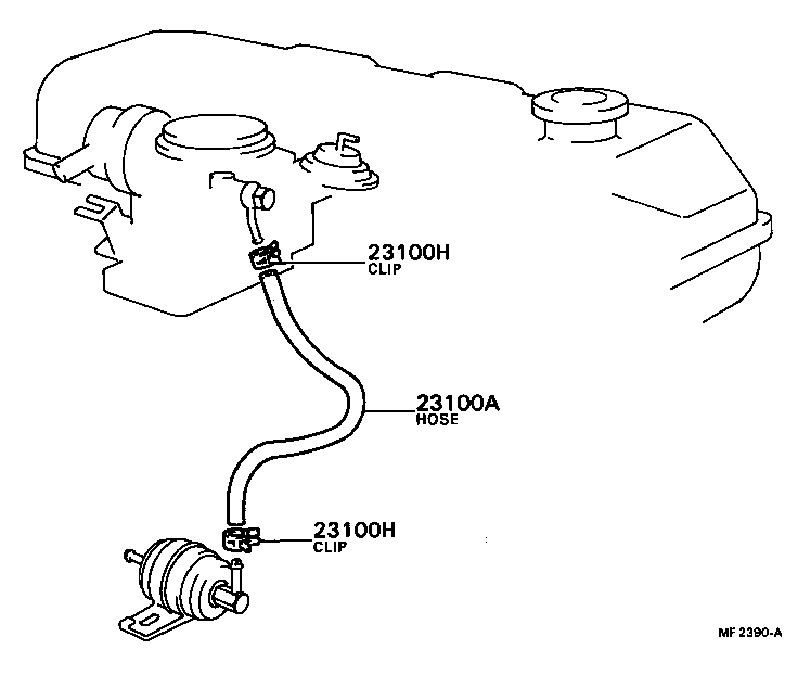  COASTER |  FUEL PIPE CLAMP