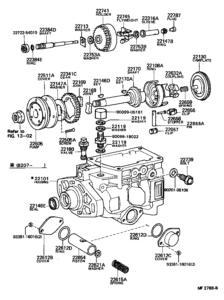  BLIZZARD |  INJECTION PUMP BODY