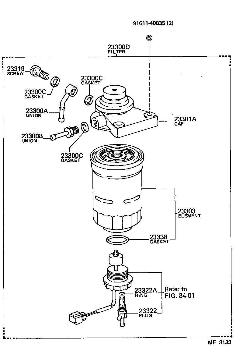  TOYOACE |  FUEL FILTER