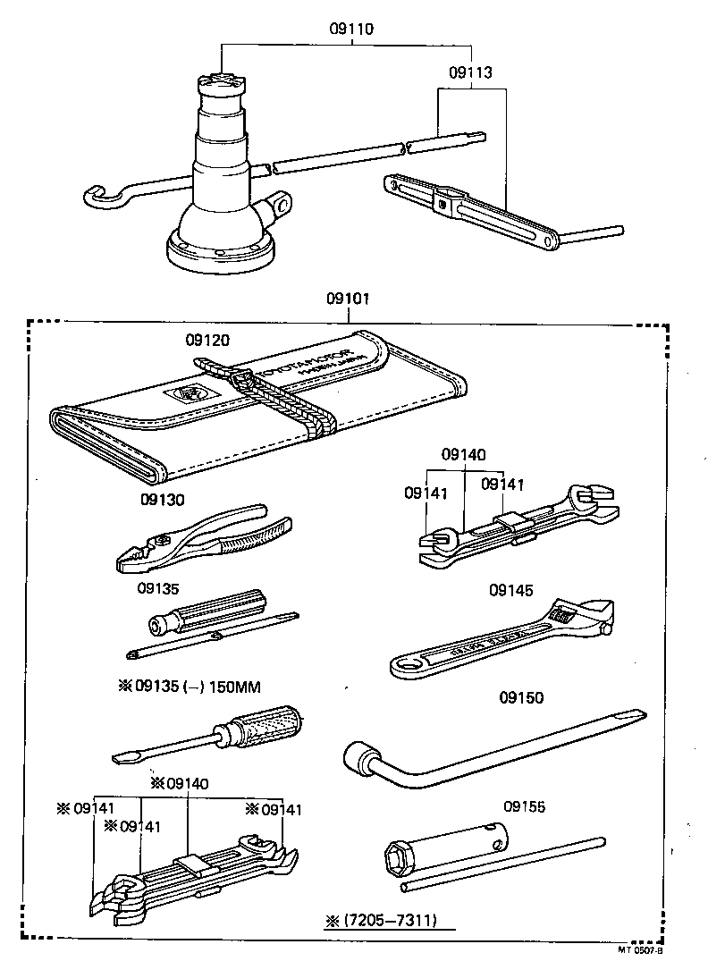  HILUX |  STANDARD TOOL