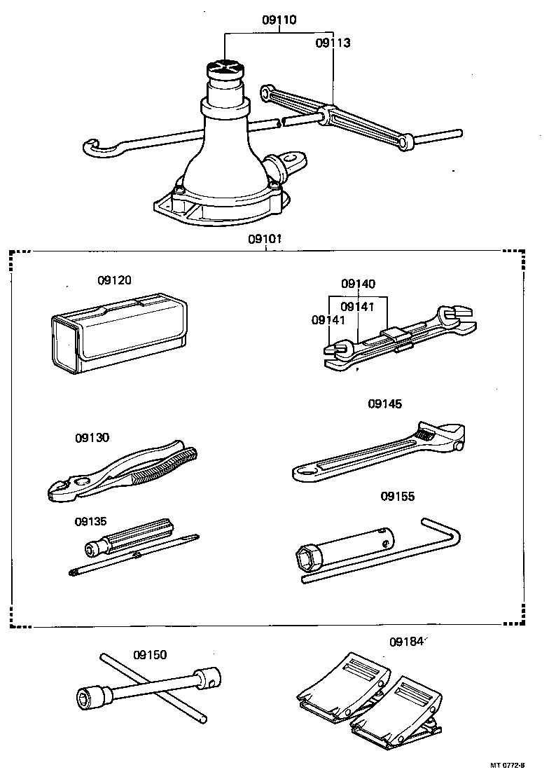  COASTER |  STANDARD TOOL