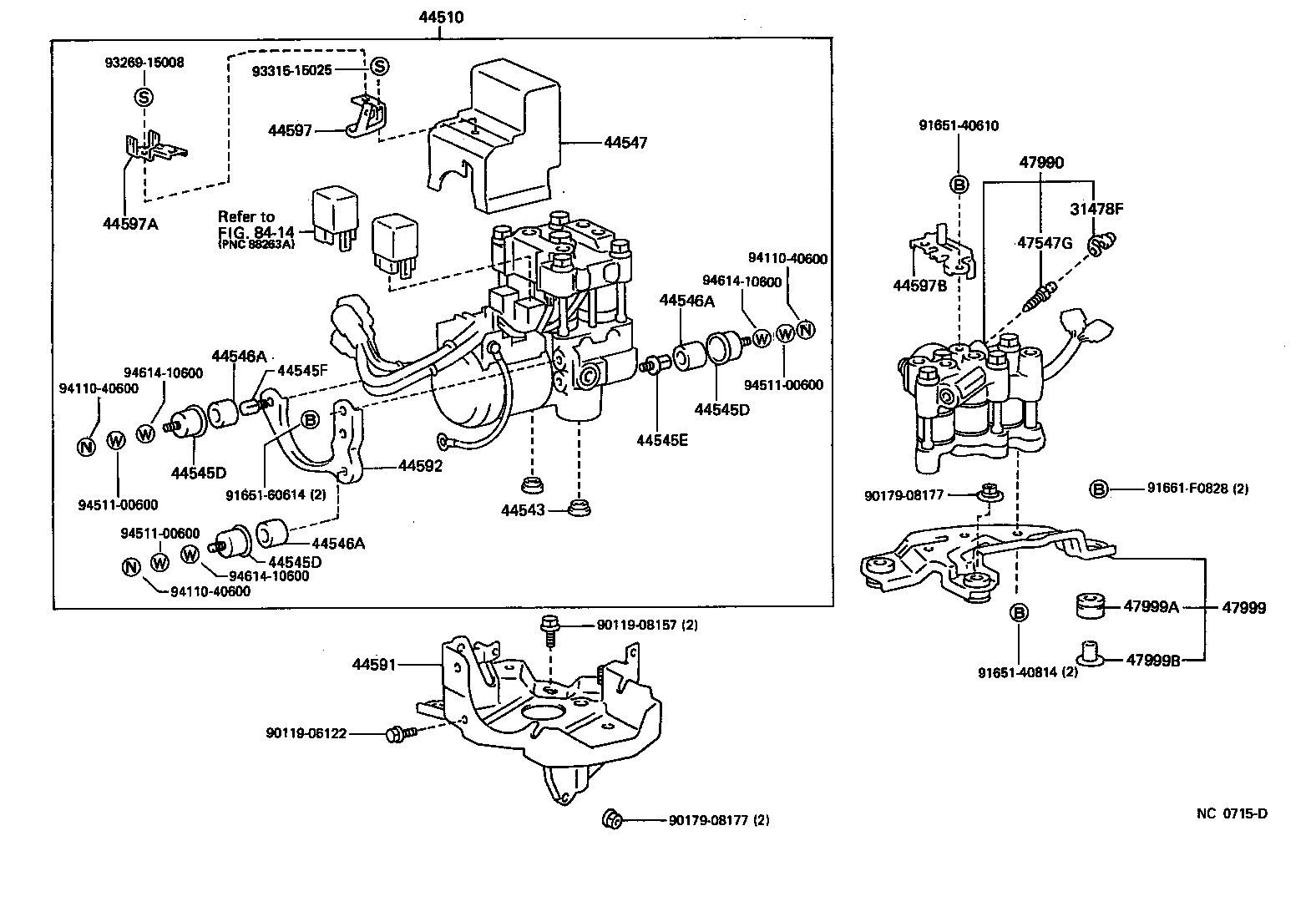  LS400 |  BRAKE TUBE CLAMP