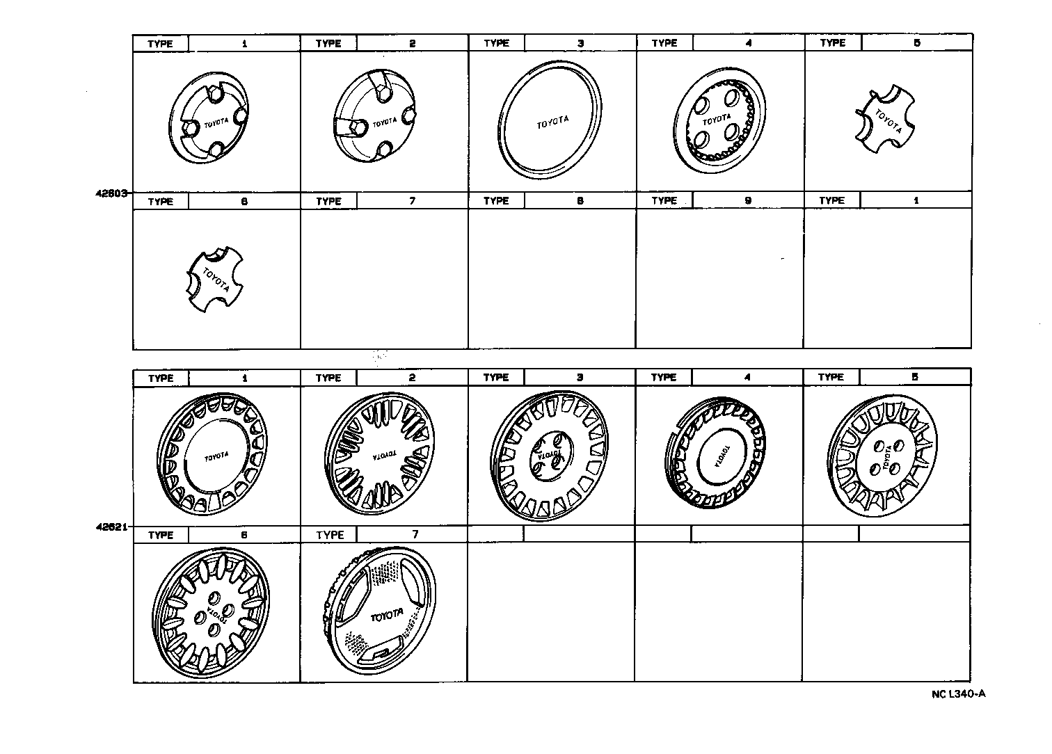  COROLLA HB |  DISC WHEEL WHEEL CAP