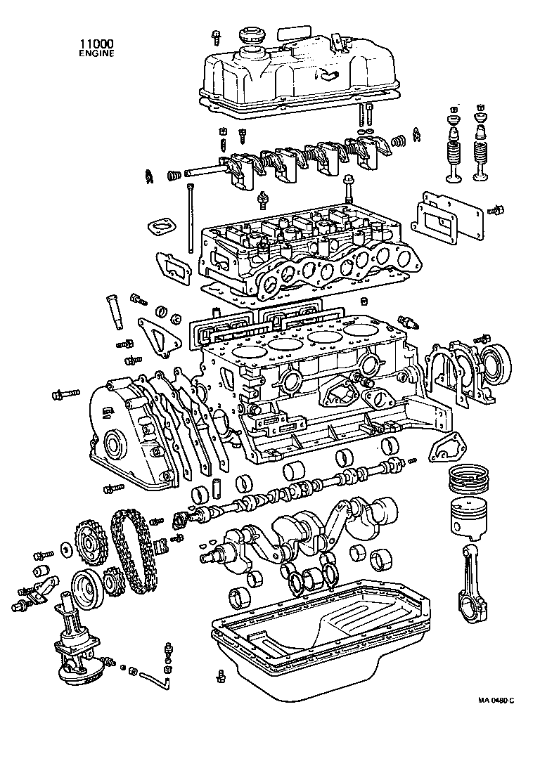  CROWN |  PARTIAL ENGINE ASSEMBLY